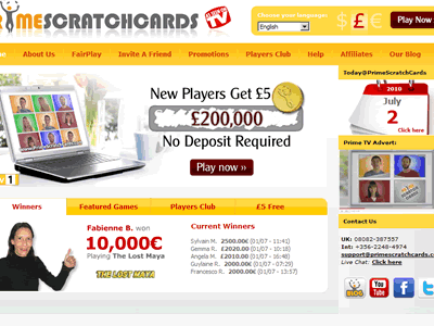 Prime ScratchCards